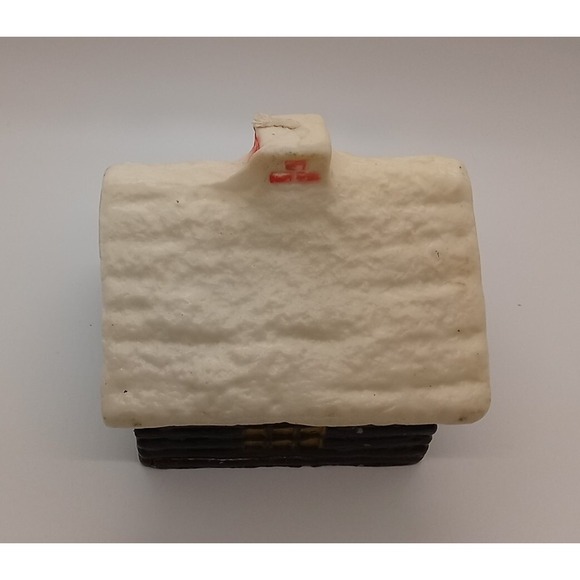 Vtg Christmas Candle Swiss Chalet Fuller Bush Co. Unique Cabin Shaped Candle - Picture 13 of 13